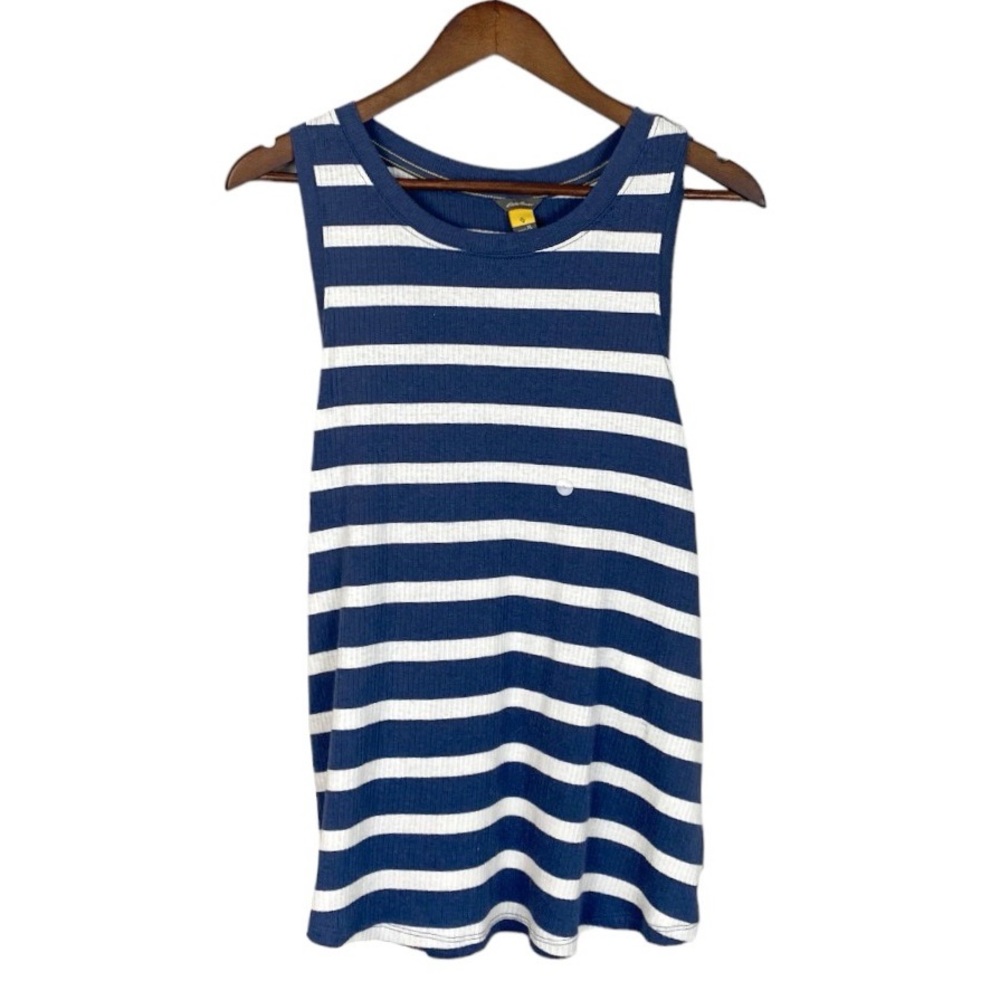Eddie Bauer Ribbed Stripped Tank Top Size XL